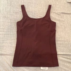 Lululemon Sculpt It Tank Bordeaux Size 10 NWT